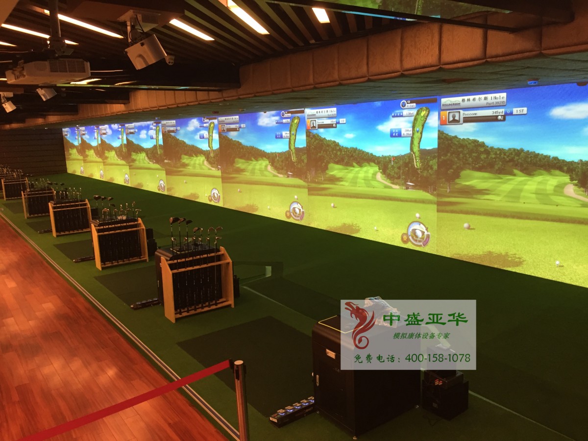 包頭某會(huì)所高爾夫模擬器